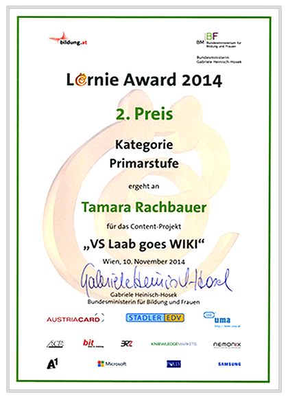 Lörnie Award 2014